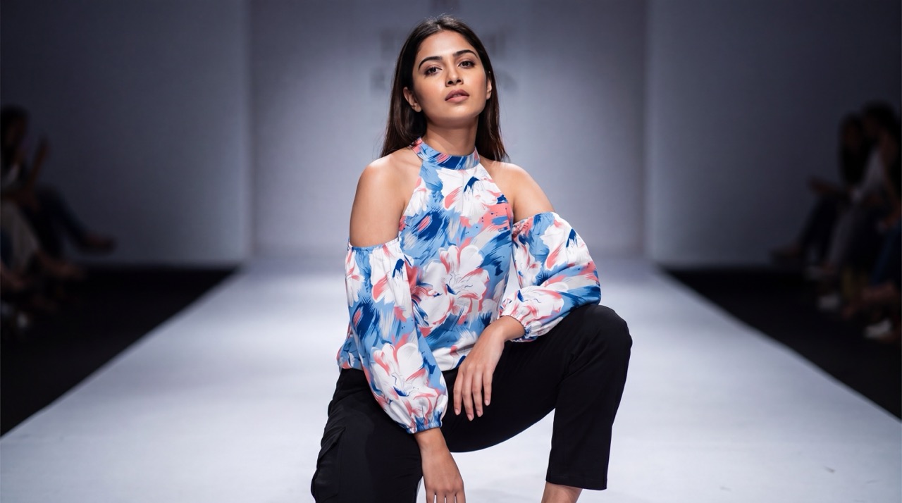 AI fashion editorial India — mood and tone campaign frame